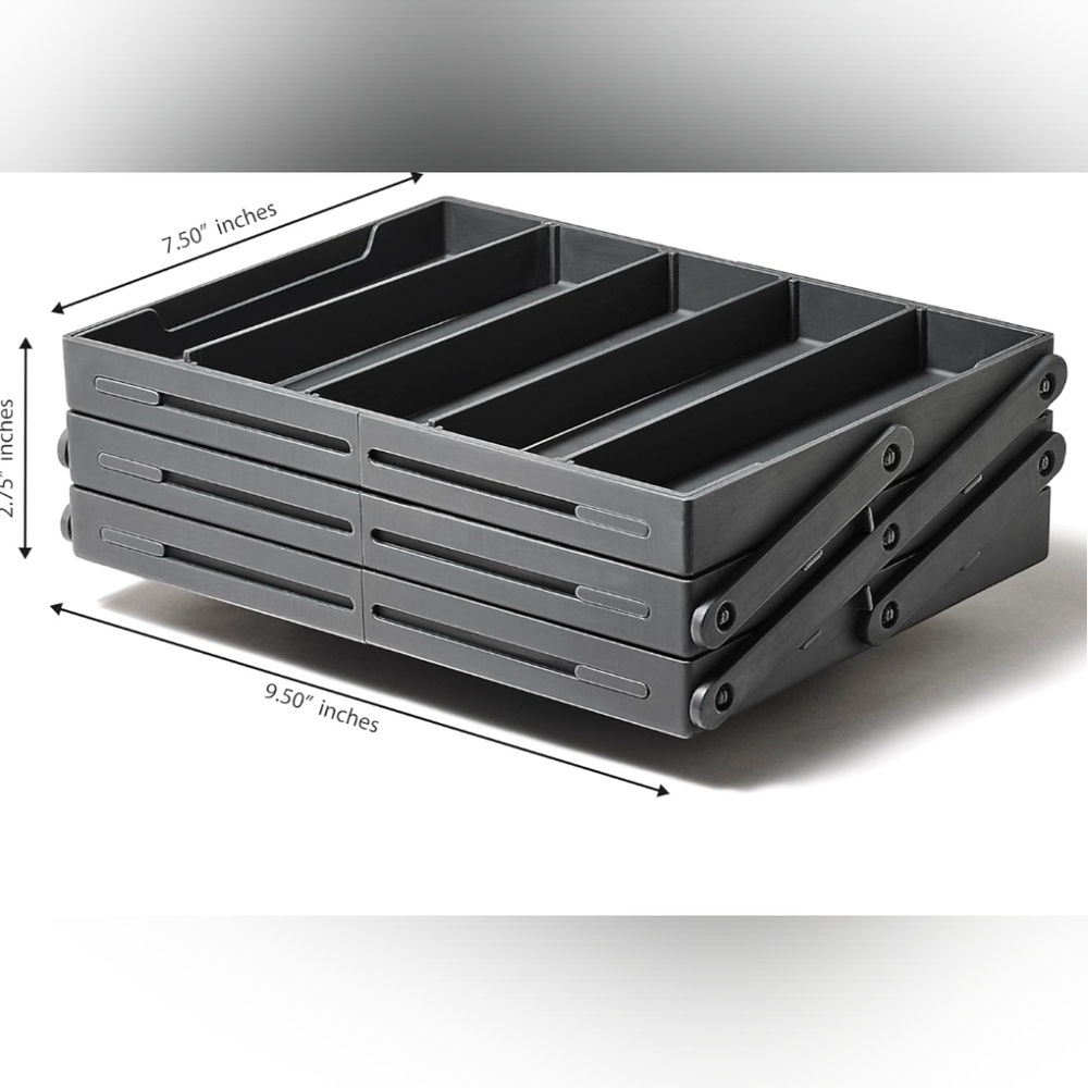 Multi-Level Drawer Organizer - Black - Picture 2 of 5